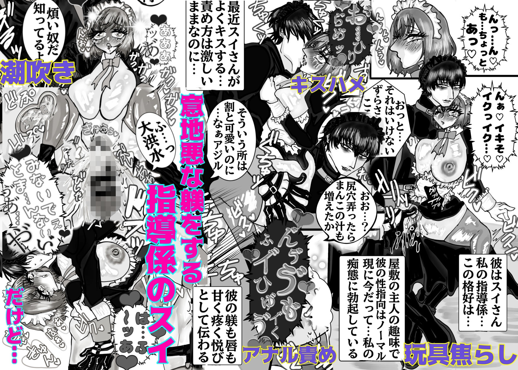 女装メイドの性的躾