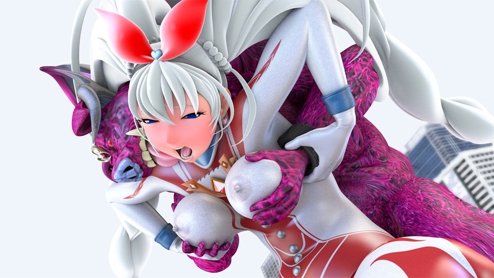 光の女神メロディナVSインキュバス星人その2