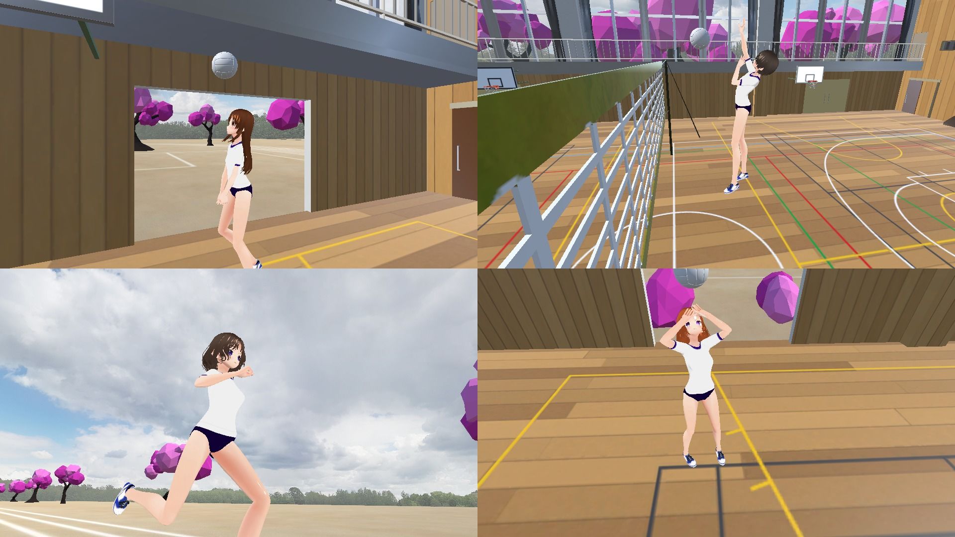 ○○学園の日々 バレーボール部編