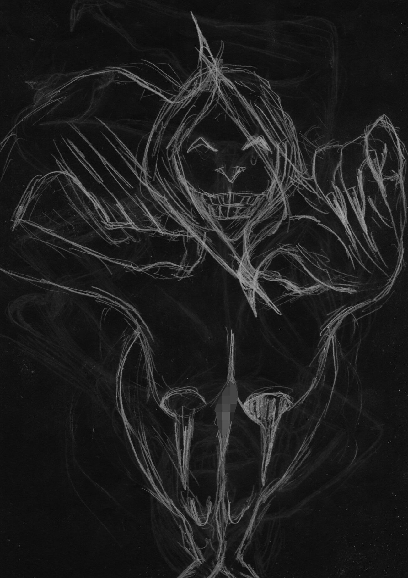 黒よりも黒いエロティックホラー黒戯絵集「マネキンポーズ10」