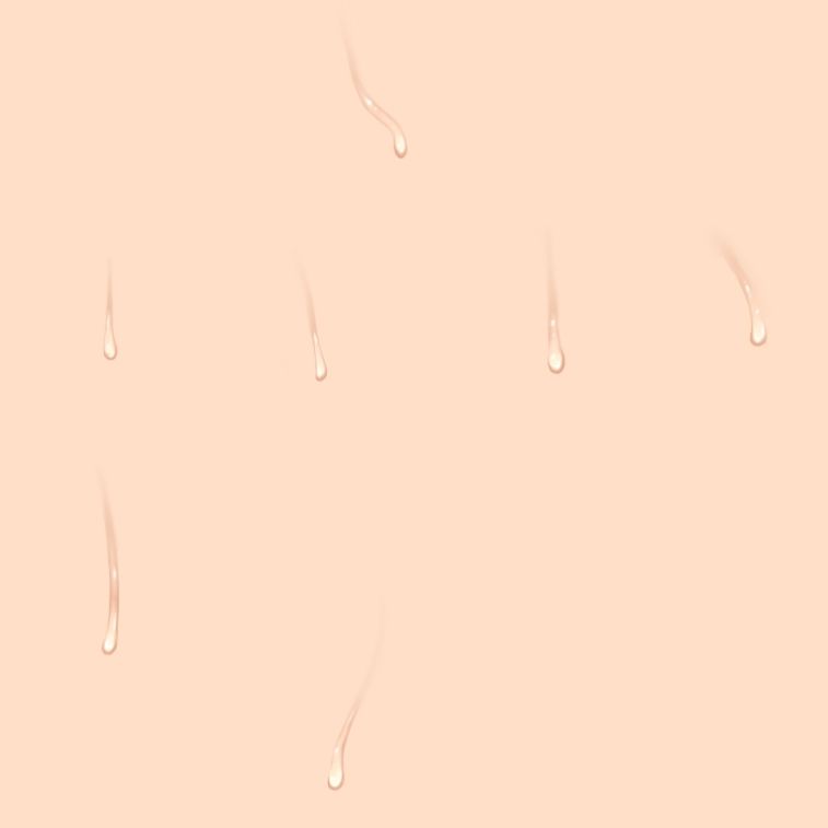 置くだけ汗素材