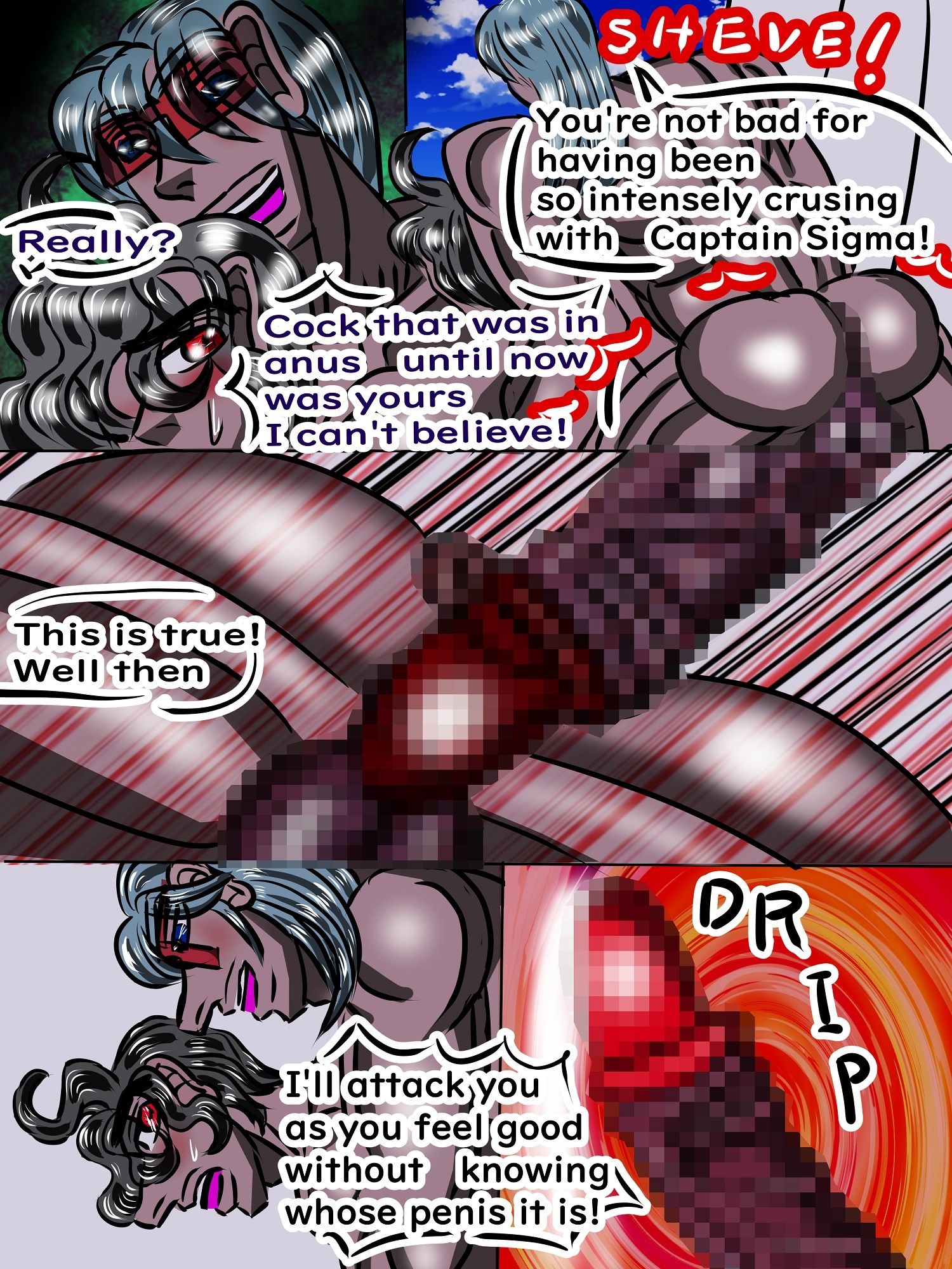 2Dogs of Rebel leader omnibus Reploid Rebel Army’s comrades the rusting and the commanding officer engage in a sex battle， leaving irregulars in agony and consumed by desire