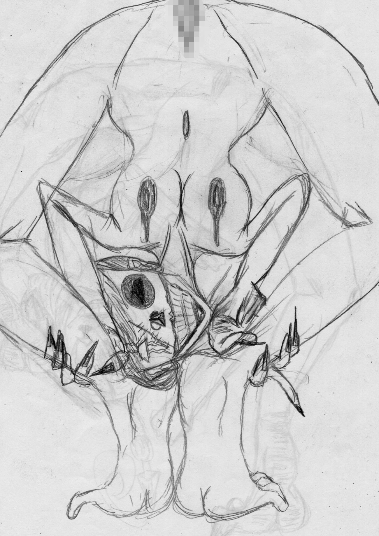 黒よりも黒いエロティックホラー黒戯絵集「マネキンポーズ11」