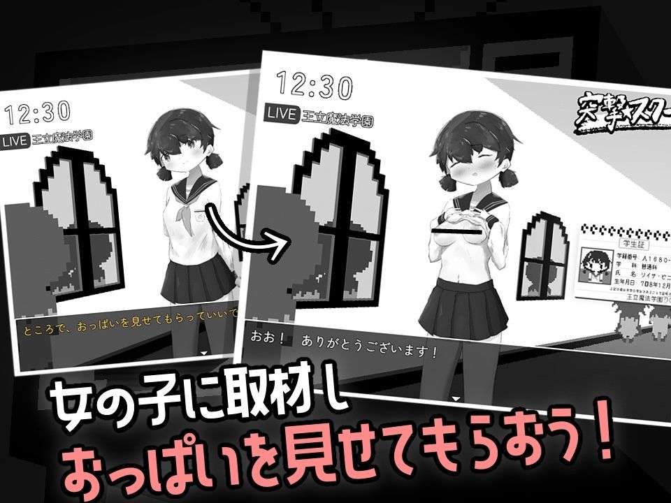 突撃スクール! 〜おっぱい見せてもらってみた!〜