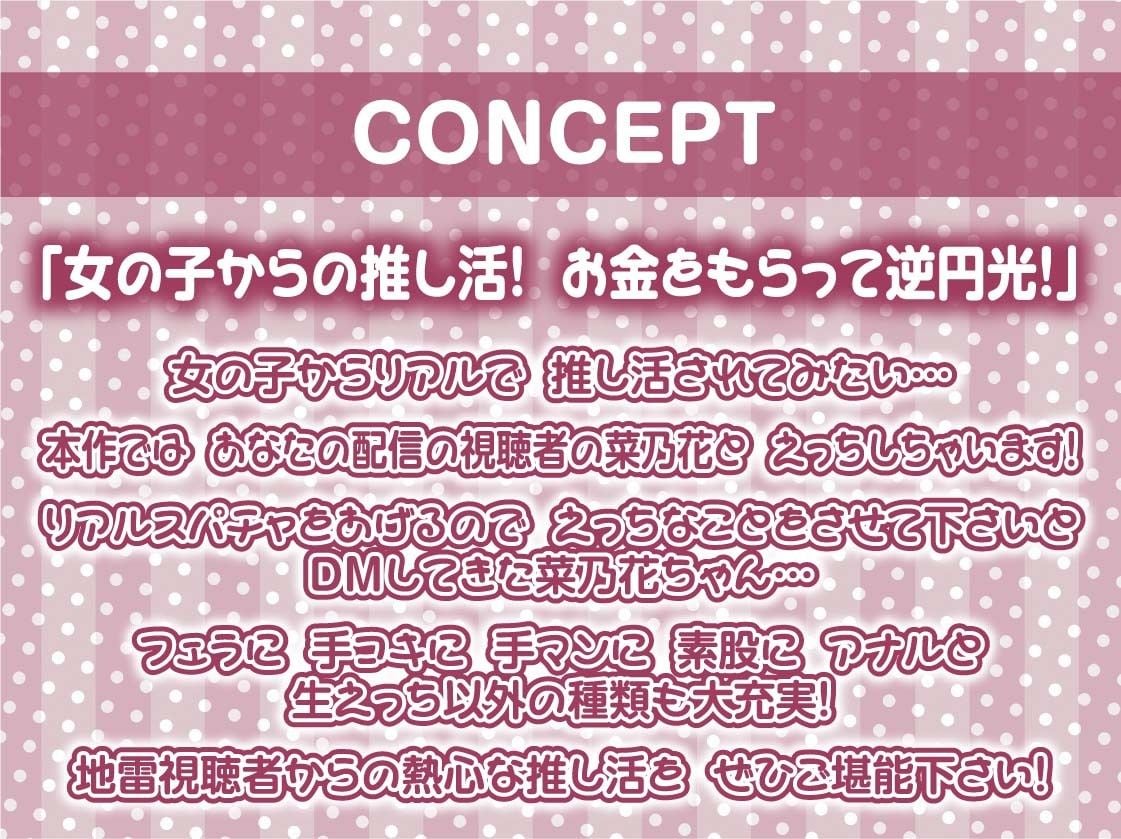 【逆推し活】ドスケベリアルスパチャ〜ゲキヤバ地雷視聴者とバレないように配信中にリアルスパチャ無声囁きえっち〜