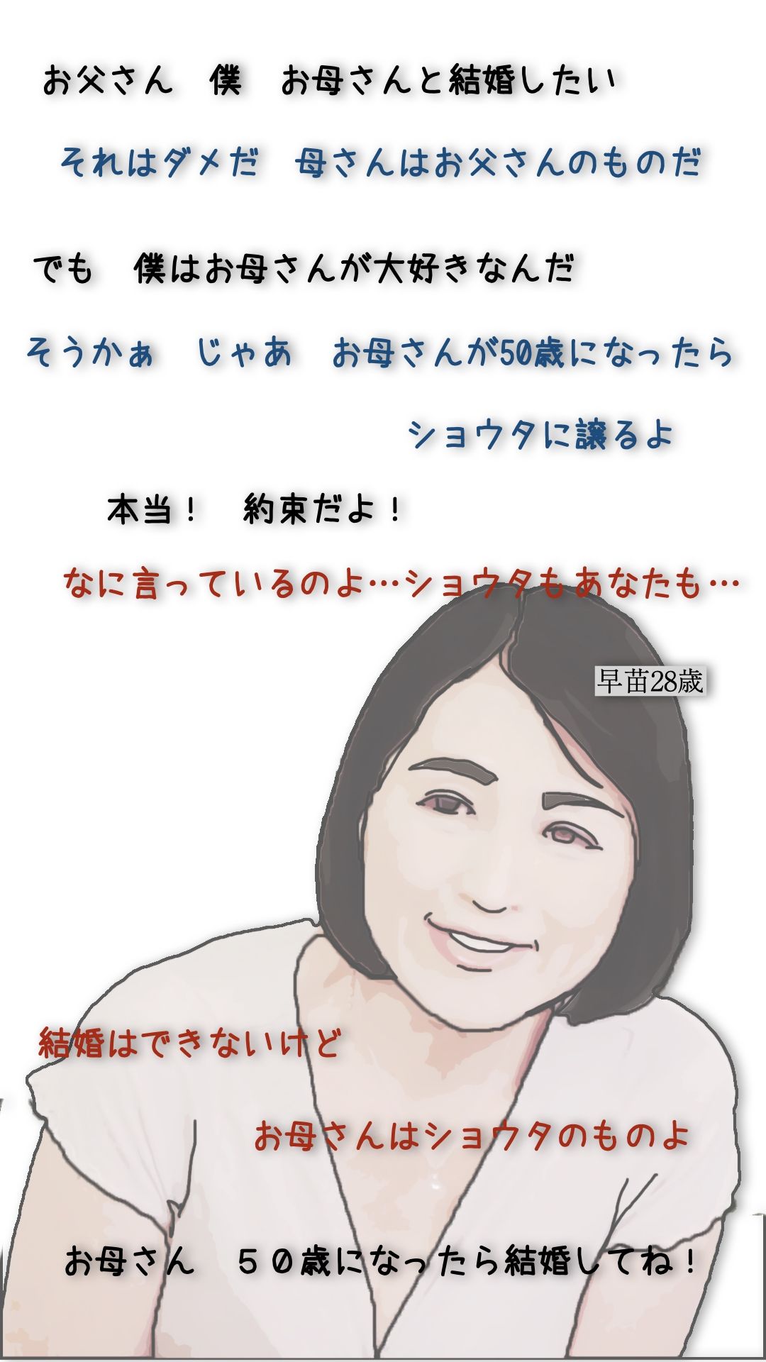 母さんが50歳になったので親父から貰うことにした