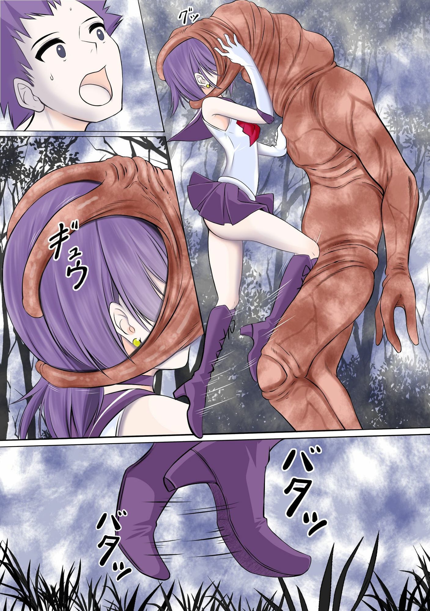 人格吸引されてしまい残った身体は男達にレ●プされるセーラ●サターン