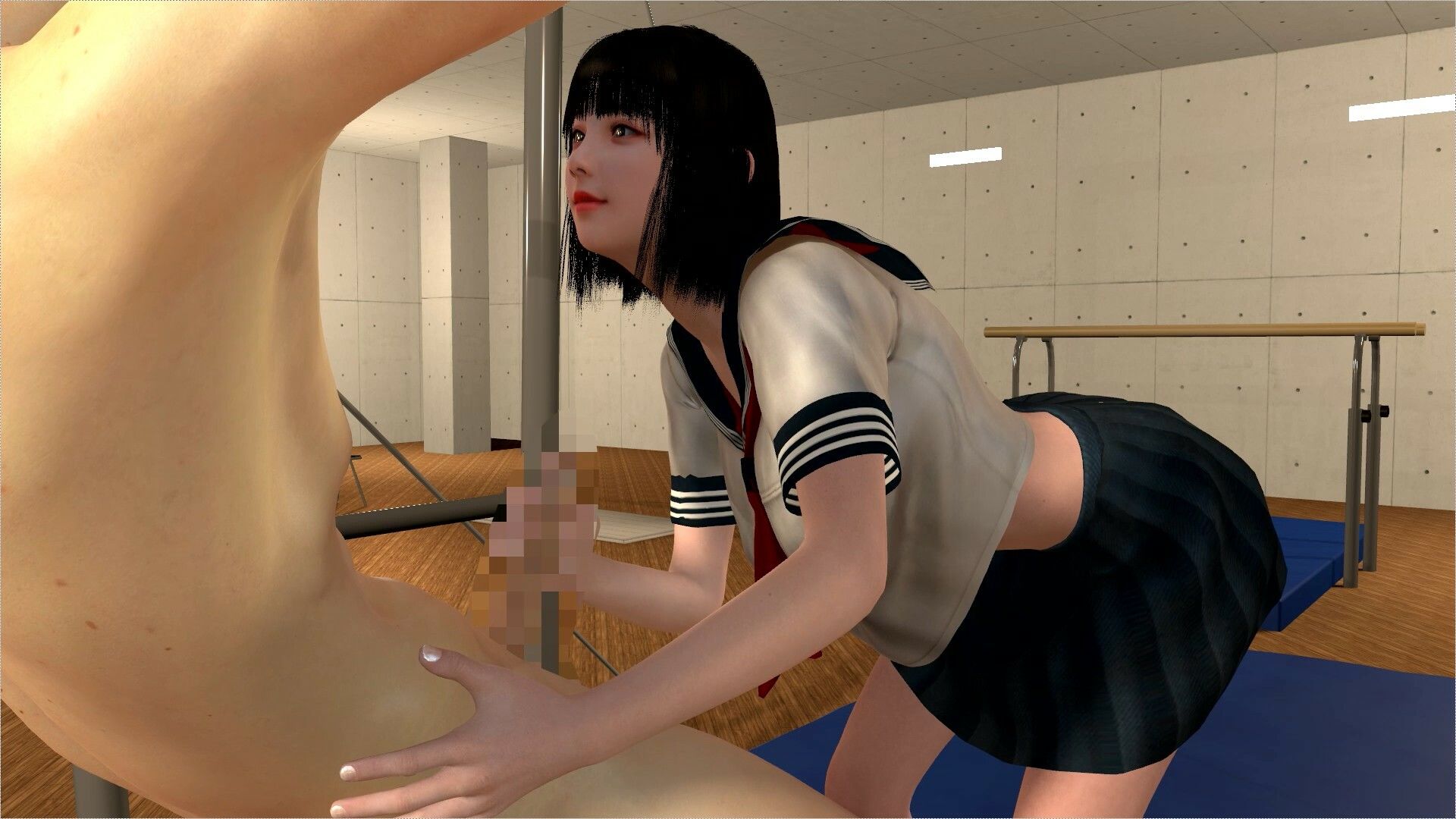 【ROMV340】【動画】サイレントヒルf深水雛子とクラウド「新体操鉄棒セックス」