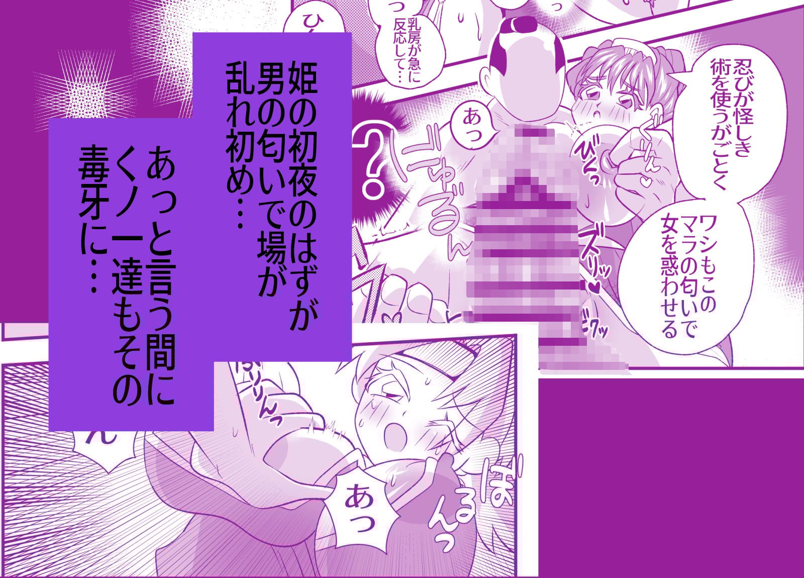 悪代官のなすがまま〜くのいちと姫、手籠めにされる〜
