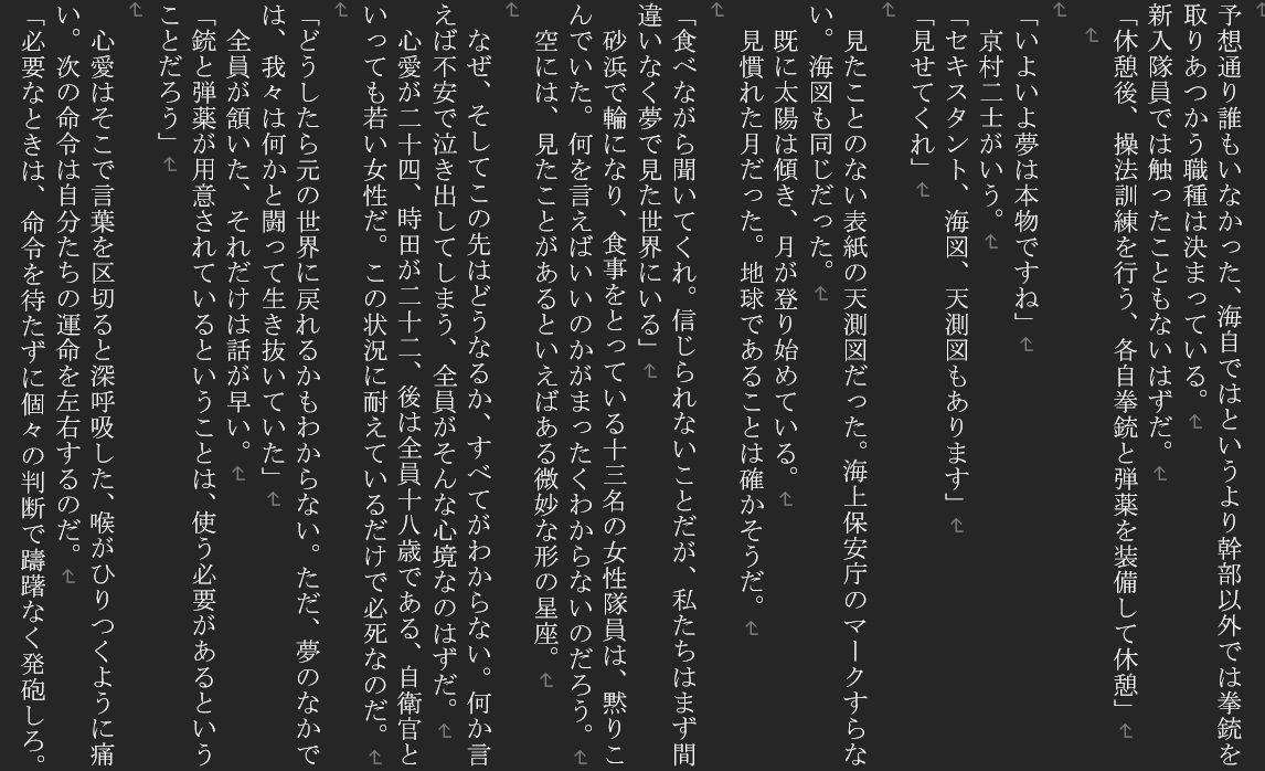 女性自衛官闘う（壱）