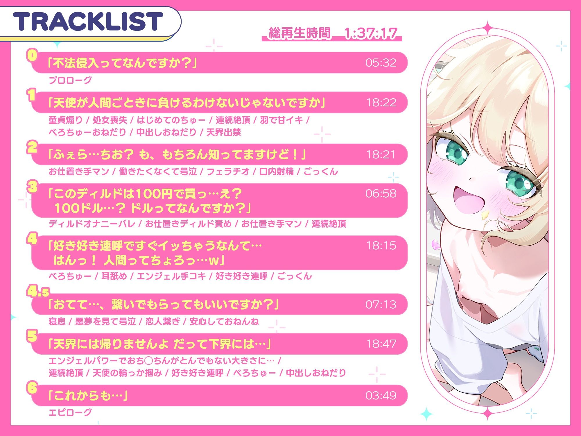 おバカな生イキ天使わからせ性活! 〜処女喪失で天界出禁! → 下界で自堕落罰当たりえっち♪〜