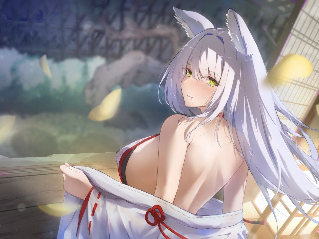 【2時間超え】爆乳妖狐の巫女があなたの呪いをイチャラブ癒しエッチで解いてあげるお話【バイノーラル/京都弁】