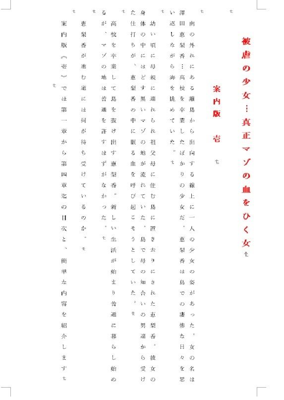 被虐の少女 案内版1