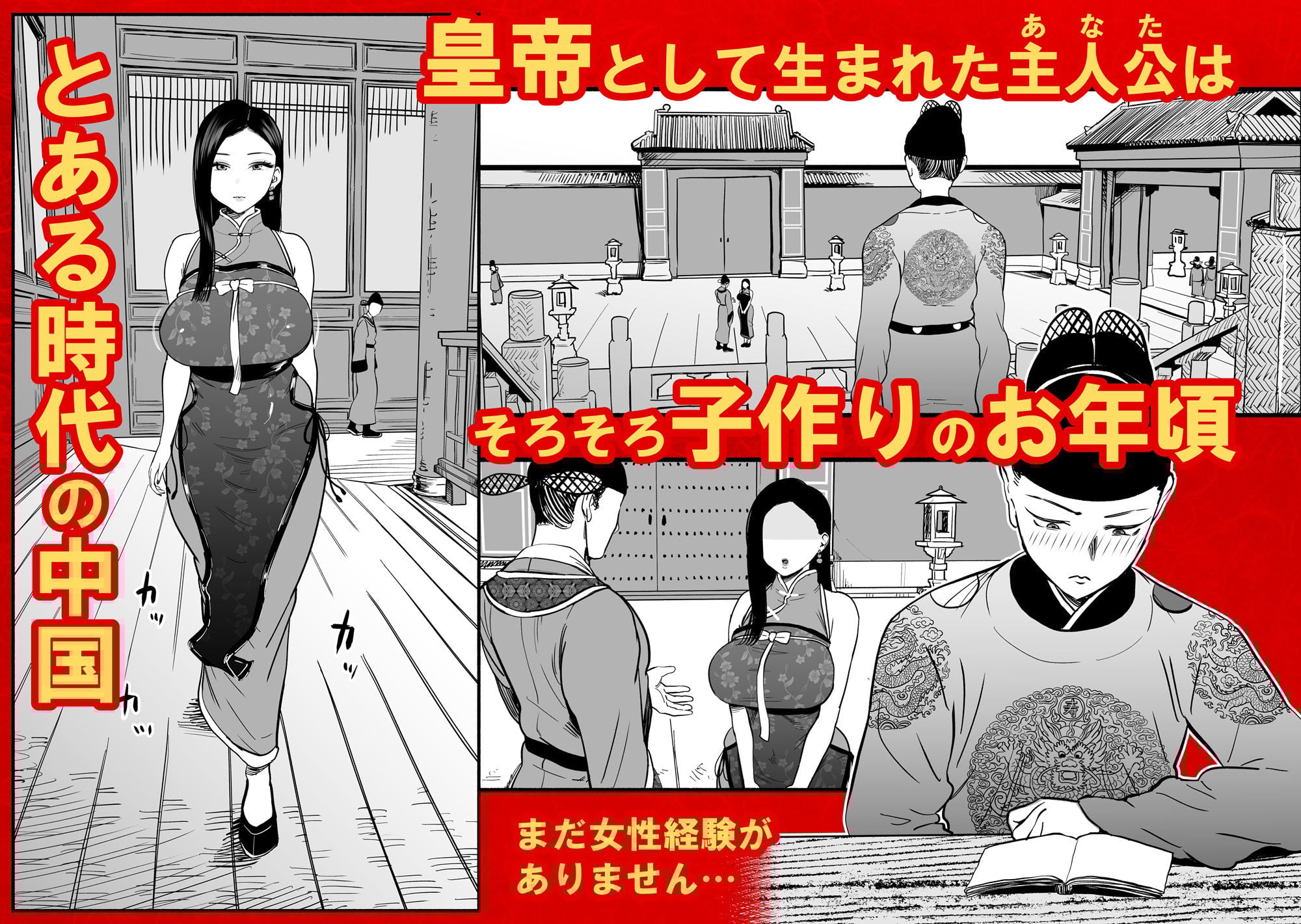 皇帝の指南役 -クールな宮女の筆おろし子作り指導-