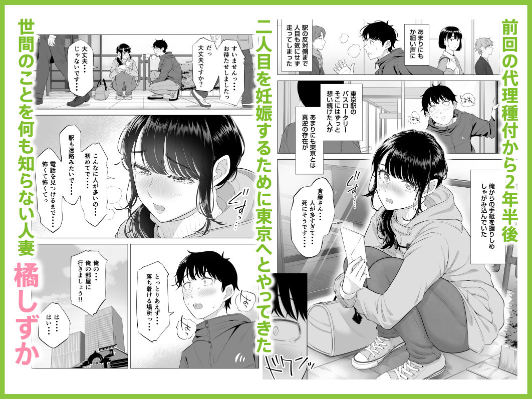 俺が代理種付することになった人妻橘しずかさんはなんにも知らない!!その2