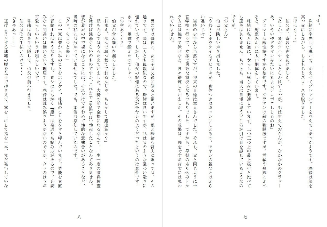 少非国民の兄妹（つがい）