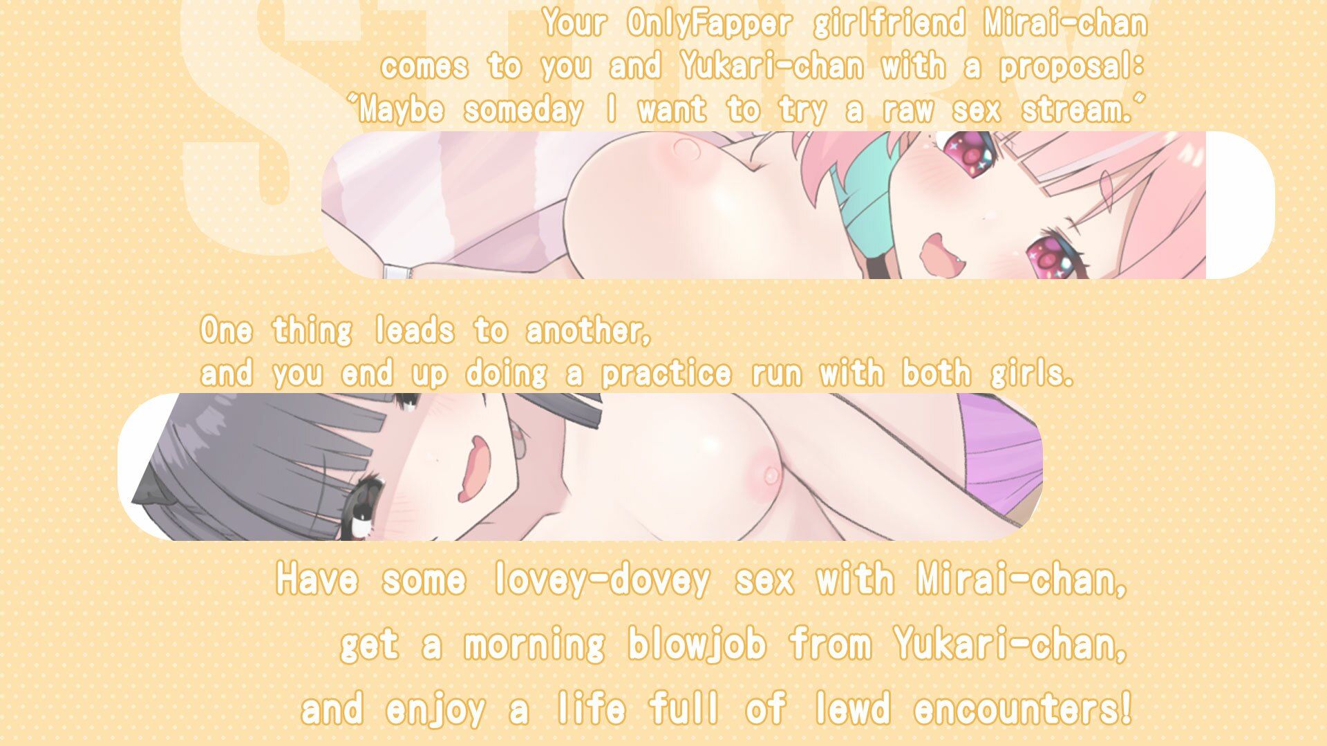 No-good Streamer Mirai-chan ASMR！ My First Raw Sex Stream［en Ver.］