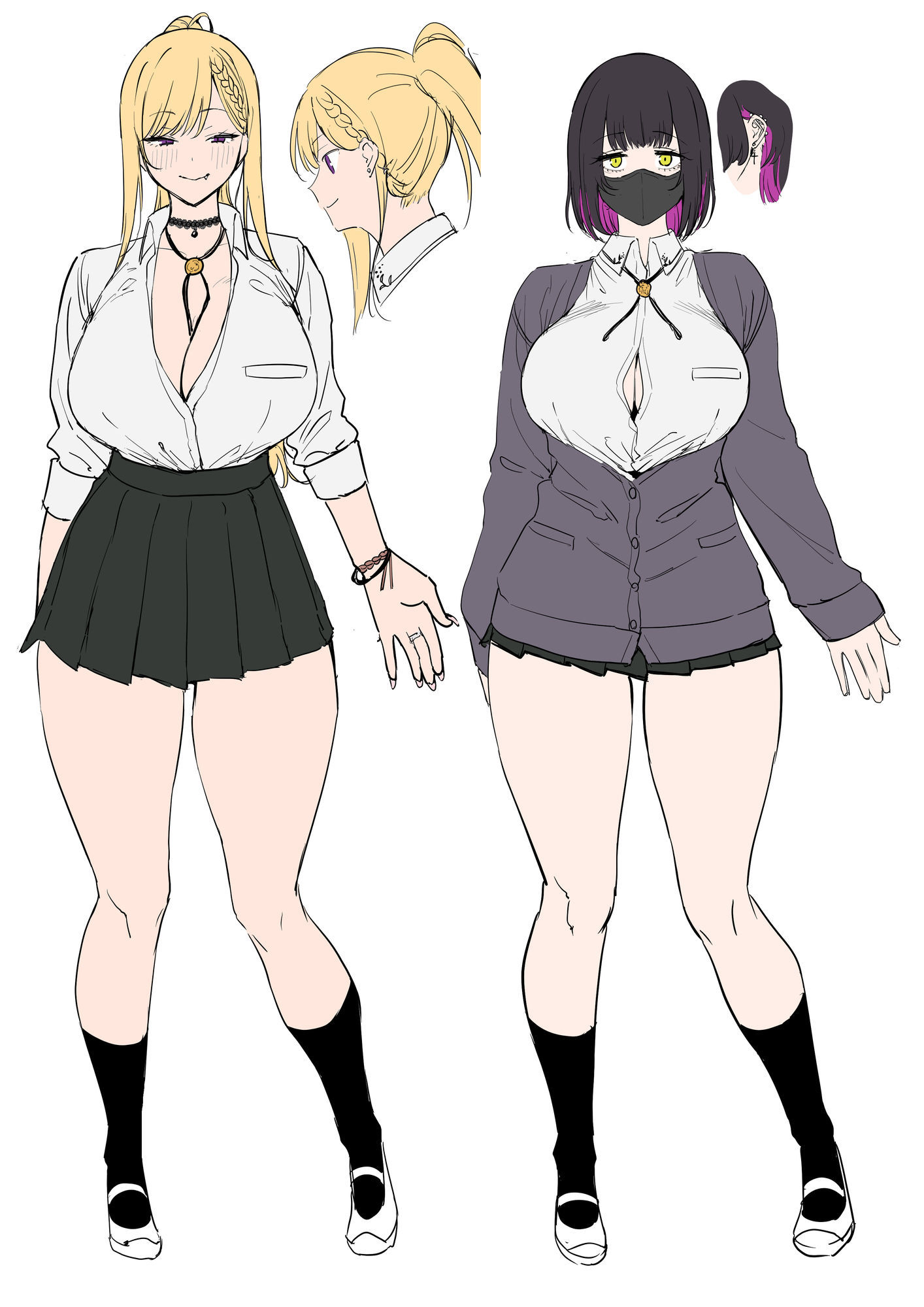 【ダウナー陰キャ×小悪魔陽キャ】Wギャルサンド!〜むちむちに育った陰陽ギャルたちに結婚迫られ生ハメハーレム〜