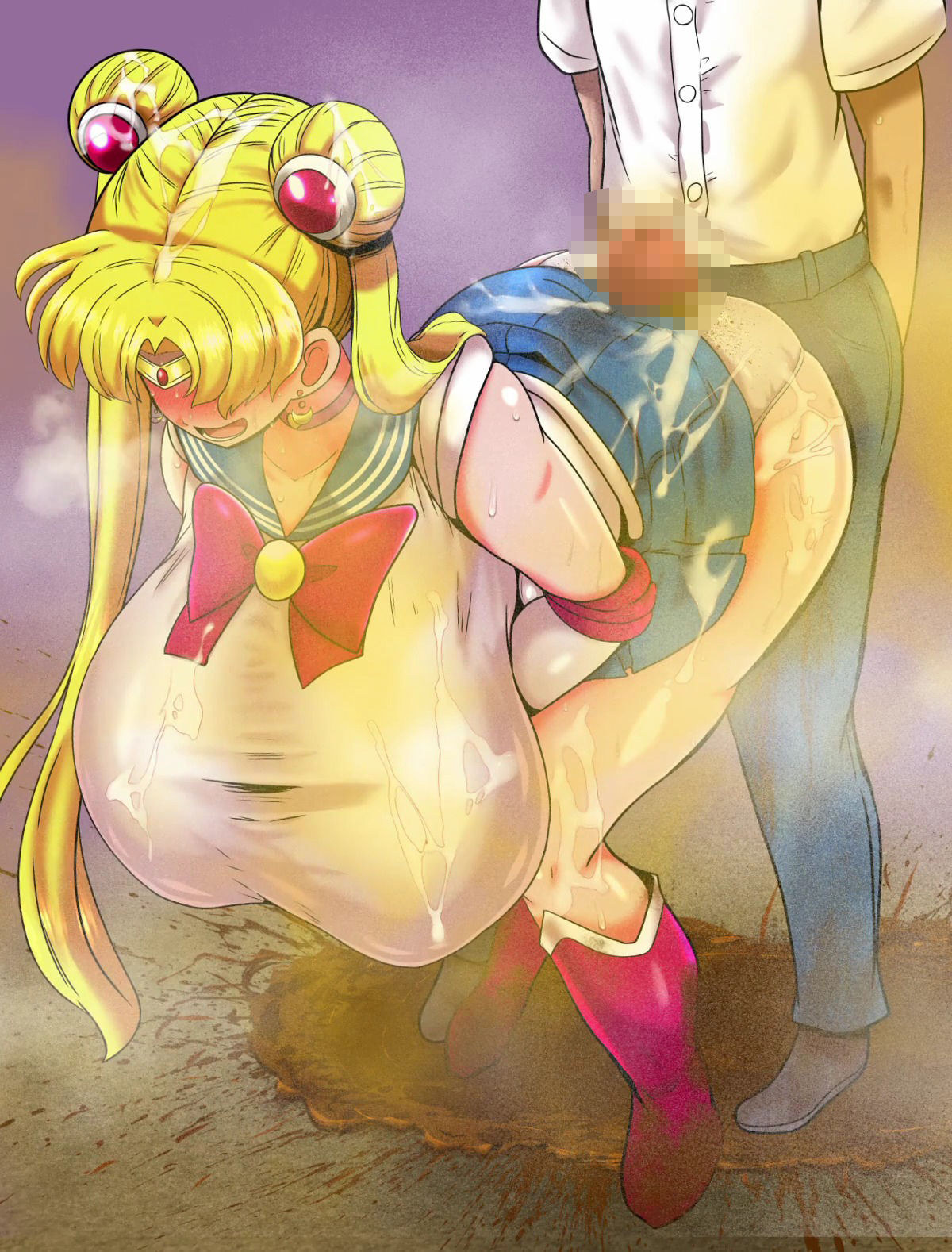 便意我慢＆着衣脱糞＆おならアニメーション集（6）