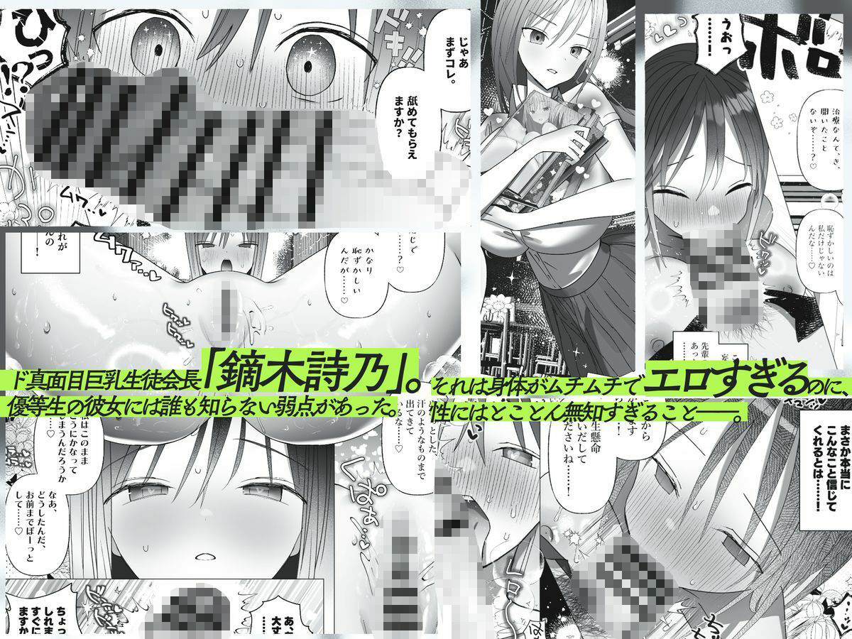 巨乳生徒会長がセックスにドハマりする話 エロに完全無知なド真面目生徒会長が騙されイカされ毎日濃厚生えっち