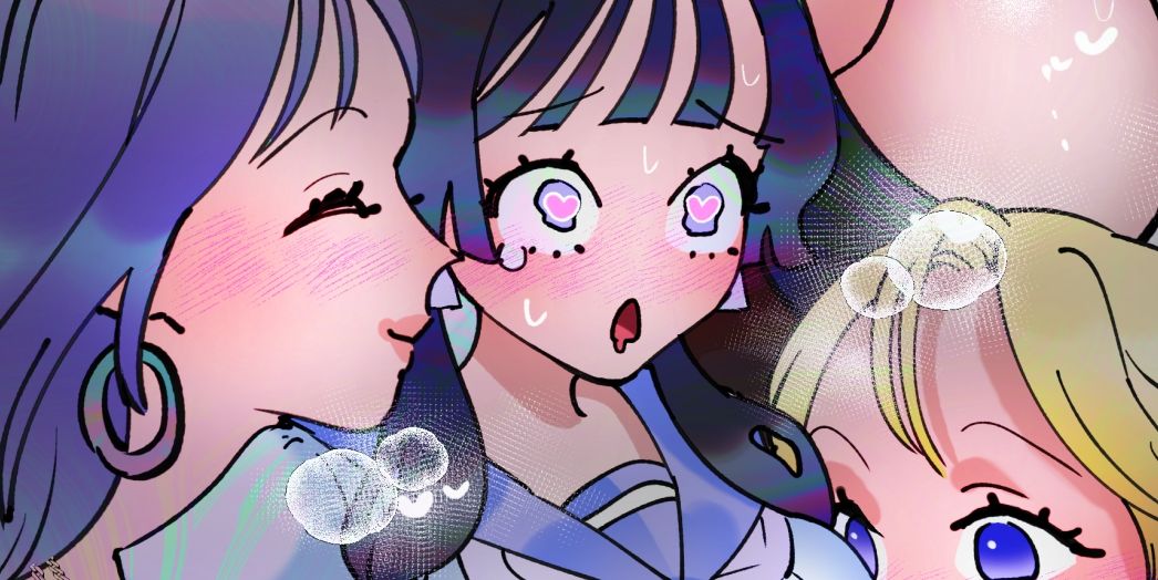 歩いてるだけでふたちんシコられてしまうふたなり姫ちゃんの一日。