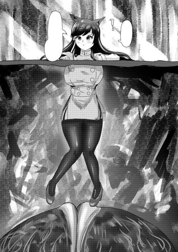 愛宕は触手に捕まった