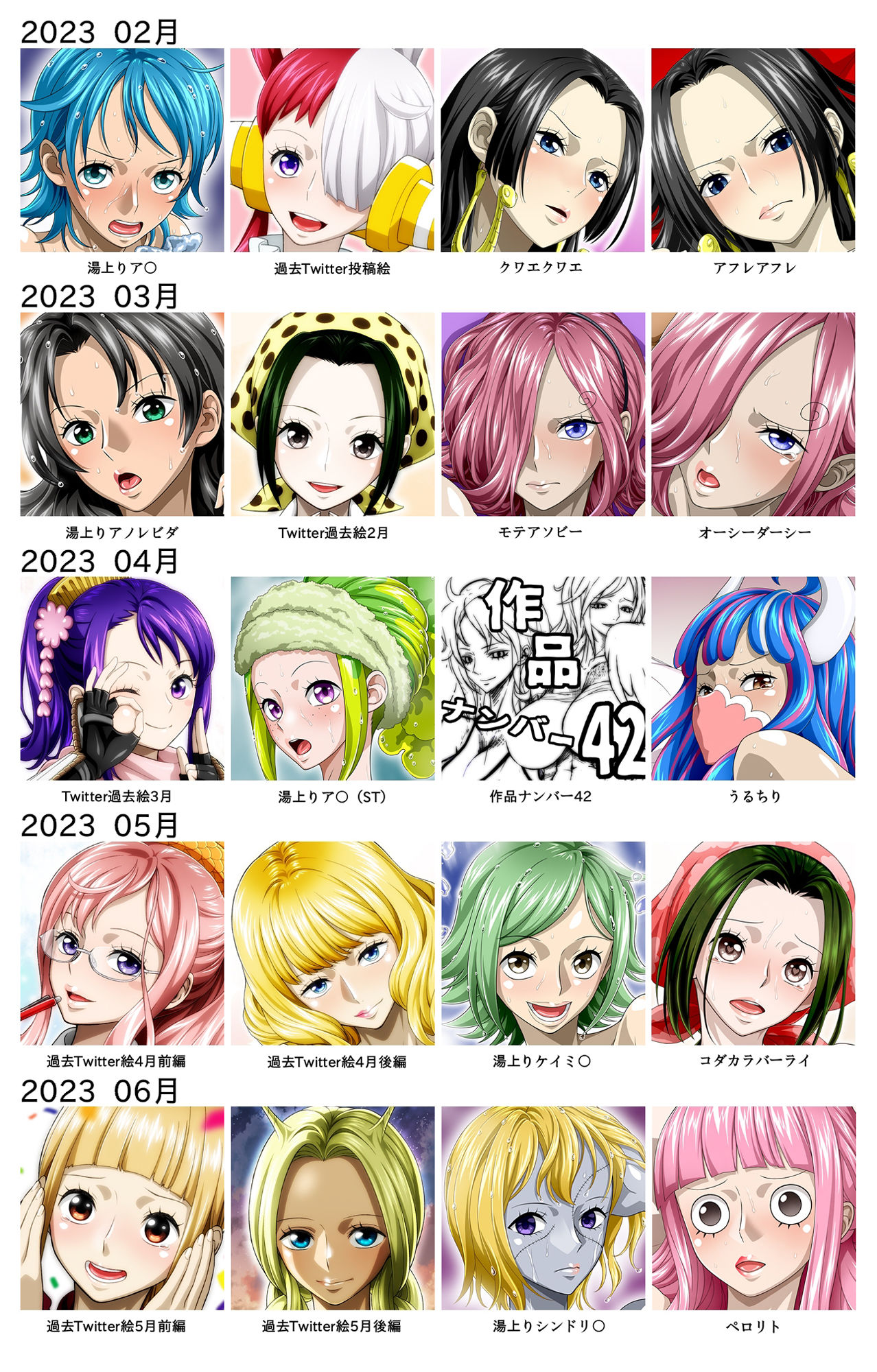 Ci-en/Fantia配信バックナンバー2023年02月-2023年06月版