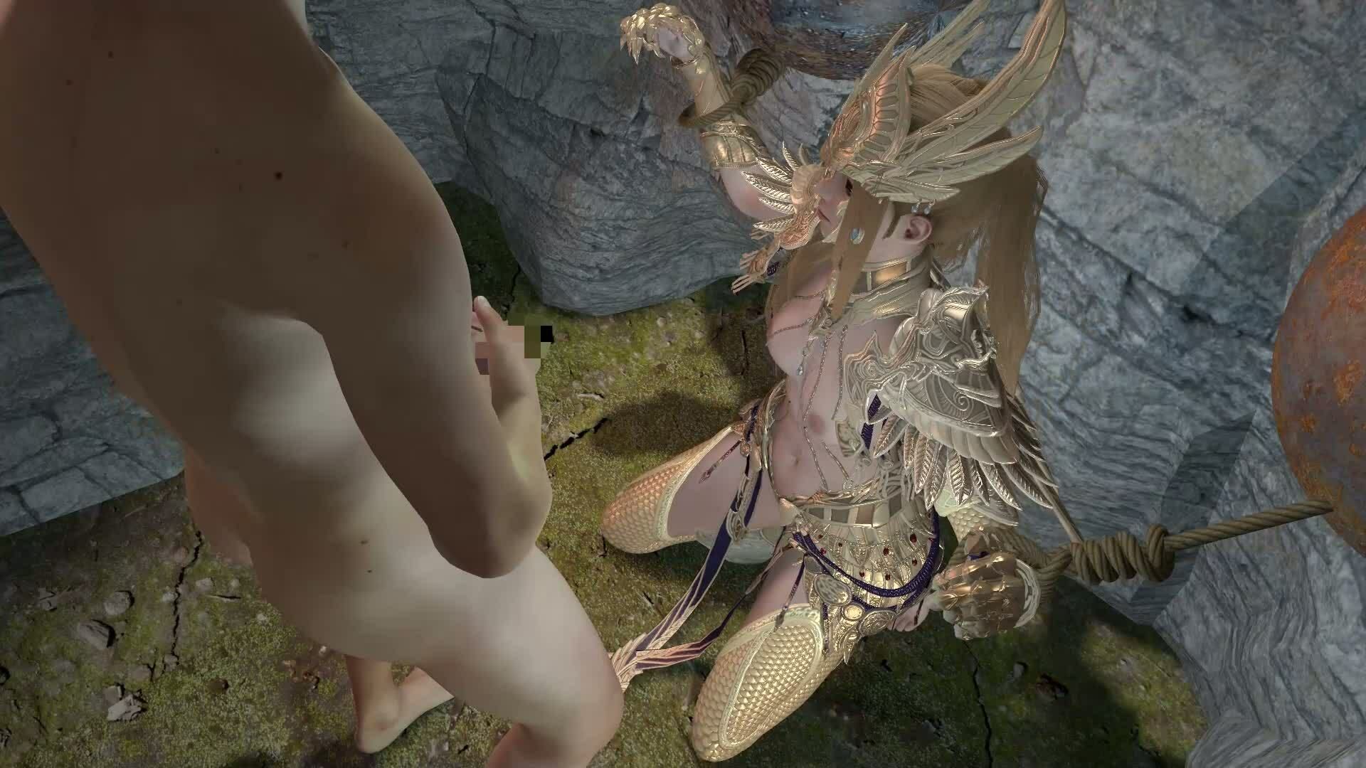 【ROMV343】【動画】黄金聖闘士星矢とクラウド「フェラチオぶっかけ」