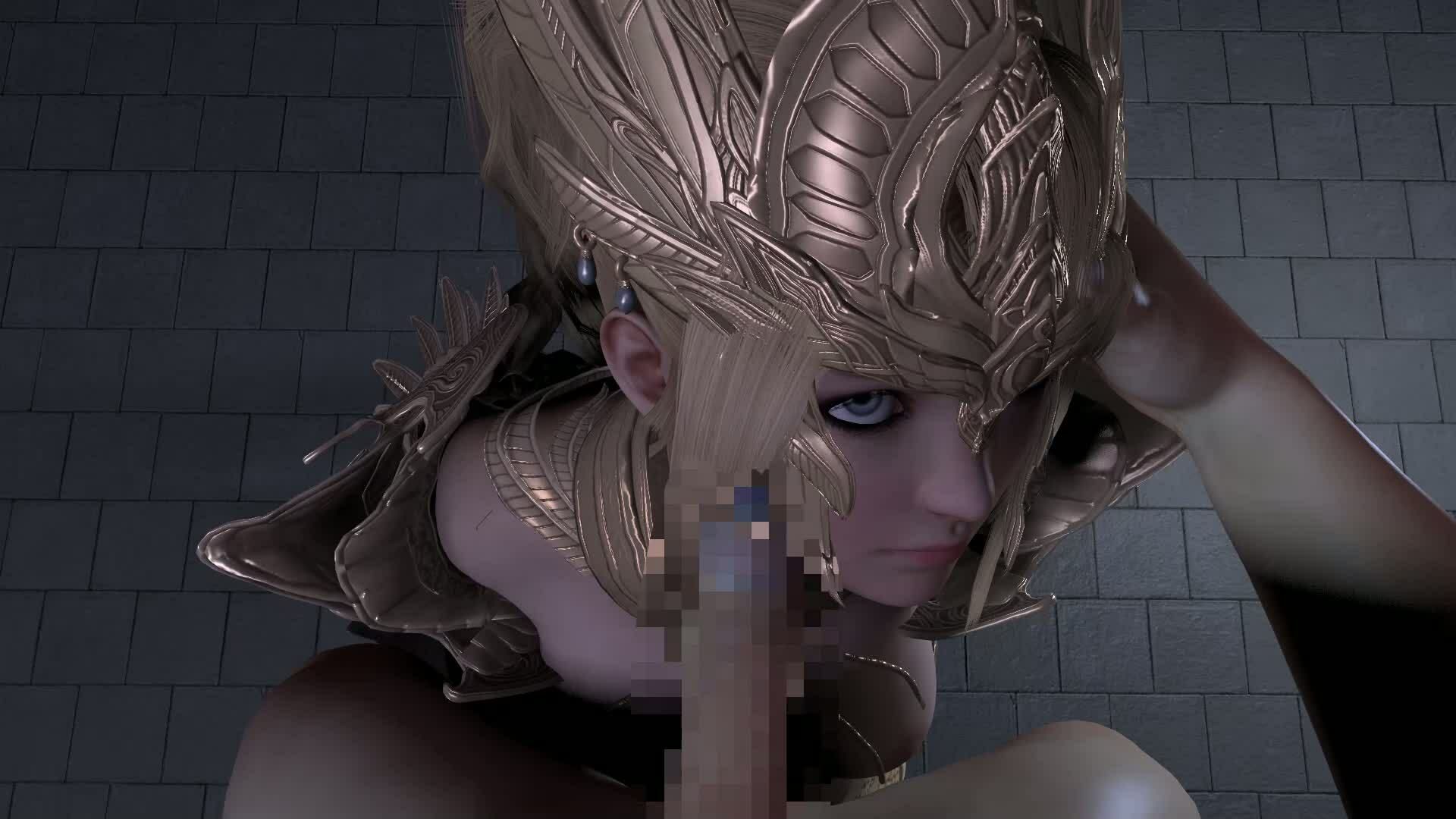 【ROMV347】黄金聖闘士星矢とクラウド「フェラチオとイラマチオ」