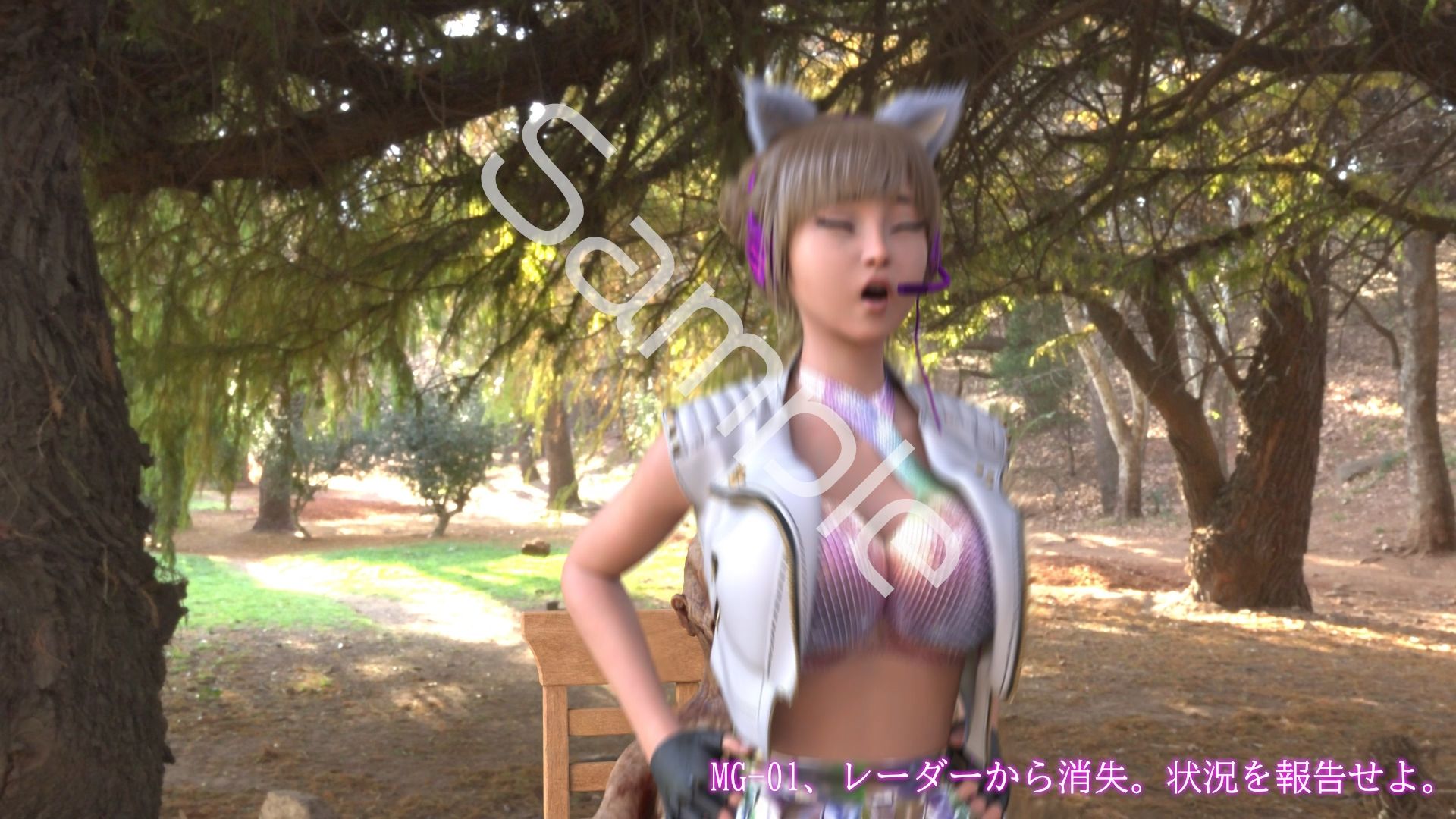 【▲100】廻里が主人公のMMORPG『編隊コレクション:Re』ゲーム動画（Vol.08:ゾンビの集団によるレ○プ被害に遭ってしまう:座位バック2！）