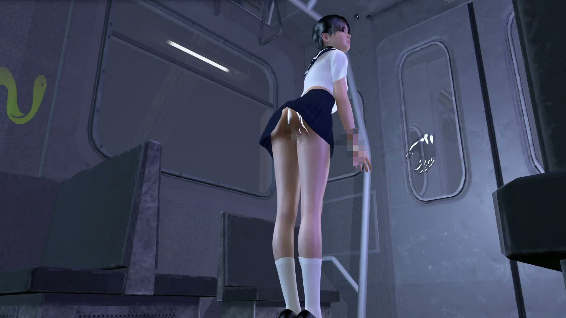【ROMLC084】透明人間-電車痴●-セーラー服-イラマチオ-ロリコン-ぶっかけセックス「何で誰もいなの！？」