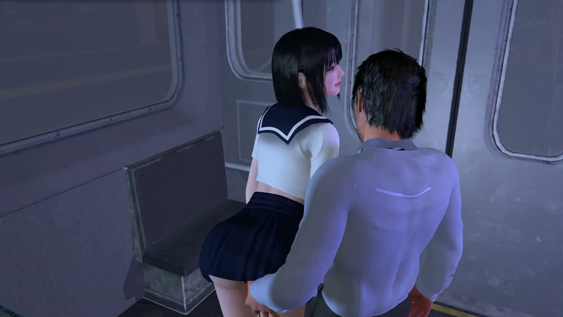 【ROMC352】時間停止電車レ●プセーラー服●●●●●「体が動かない」