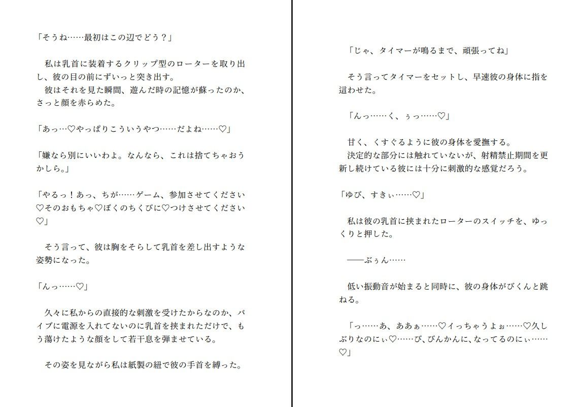 飼い犬系彼氏と喧嘩して仲直りする〜射精する権利を奪ってくださいと懇願する彼の望みが健気すぎたので射精できない彼をたくさんいじめてあげようと思います〜