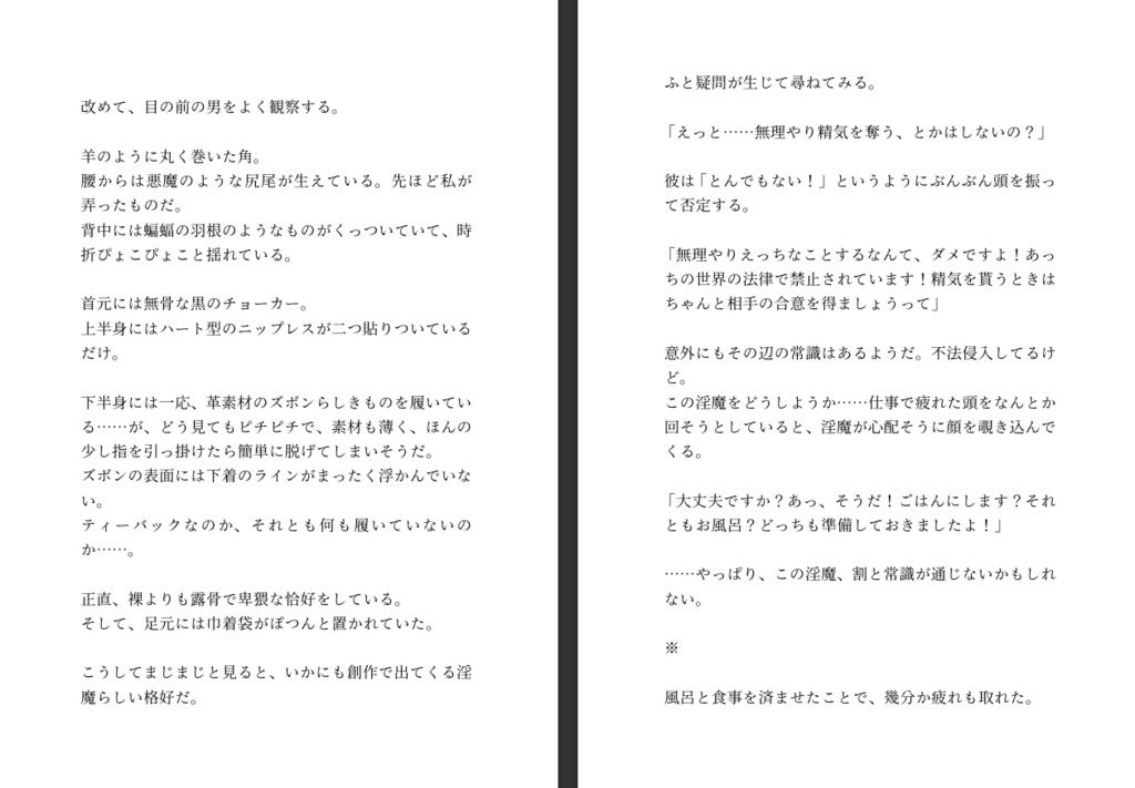 不法侵入したインキュバスから魔法のエログッズを貰ったので射精禁止した身体を弄んだあと強●射精させまくる話