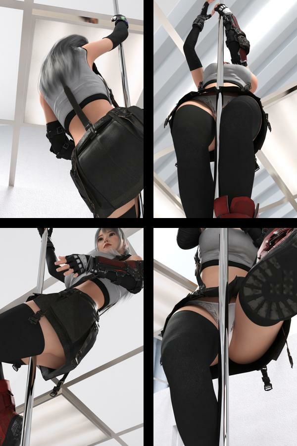 【chrl100】二階堂沙耶のポールダンス写真集-ON THE POLE-03c