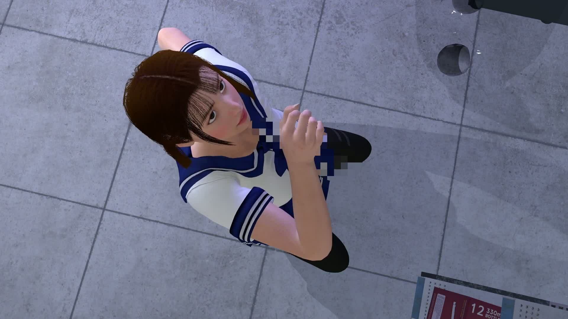 【ROMV371】ロリ巨乳JKレ●プ透明人間コンビニフルセックス「誰もいなのにレ●プされてる！？」