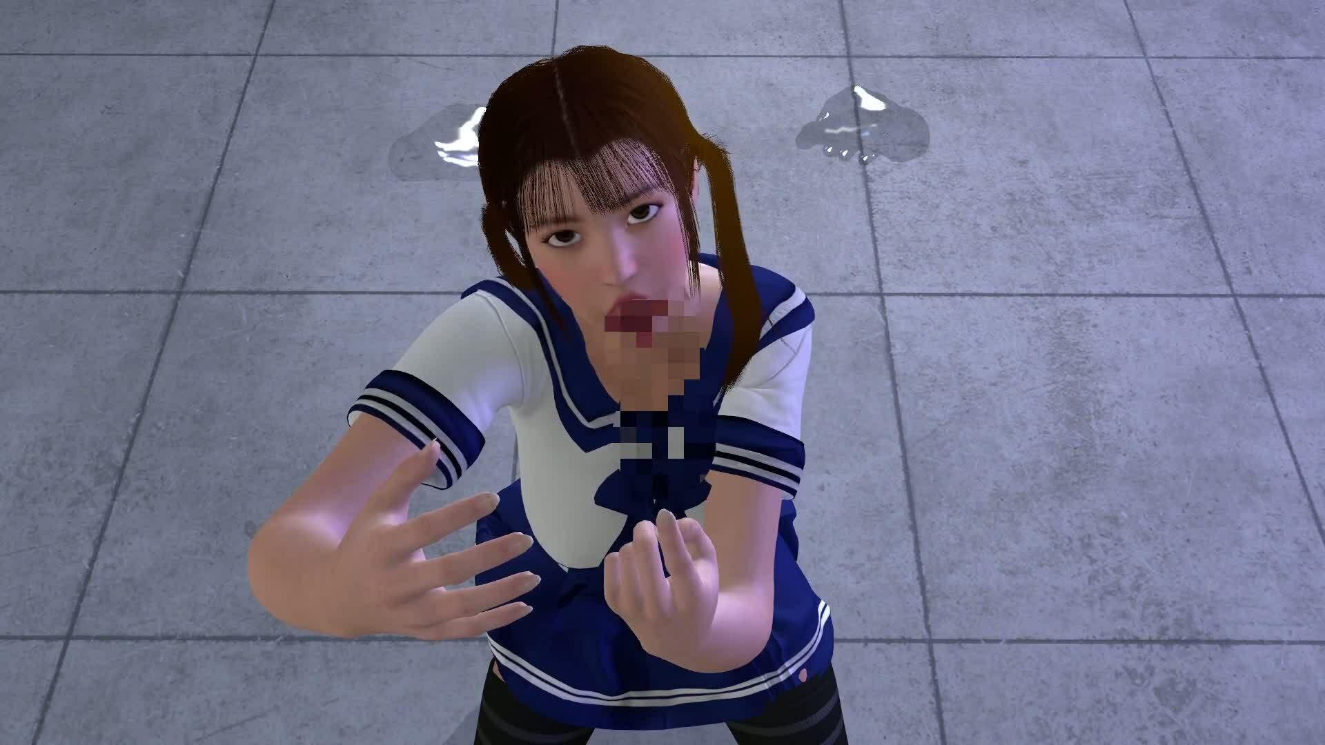 【ROMV371】ロリ巨乳JKレ●プ透明人間コンビニフルセックス「誰もいなのにレ●プされてる！？」