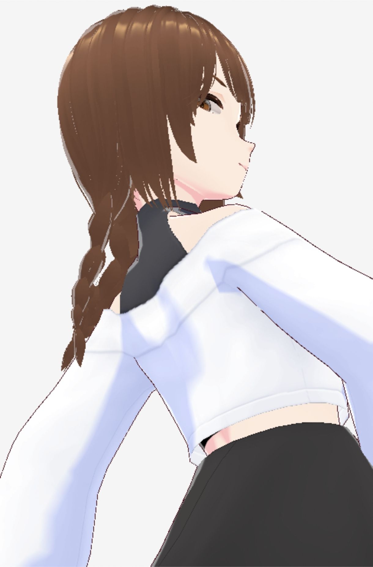 ツンデレっぽい巨乳のお姉さん（セリフなし 3DCGモデル イラスト集）