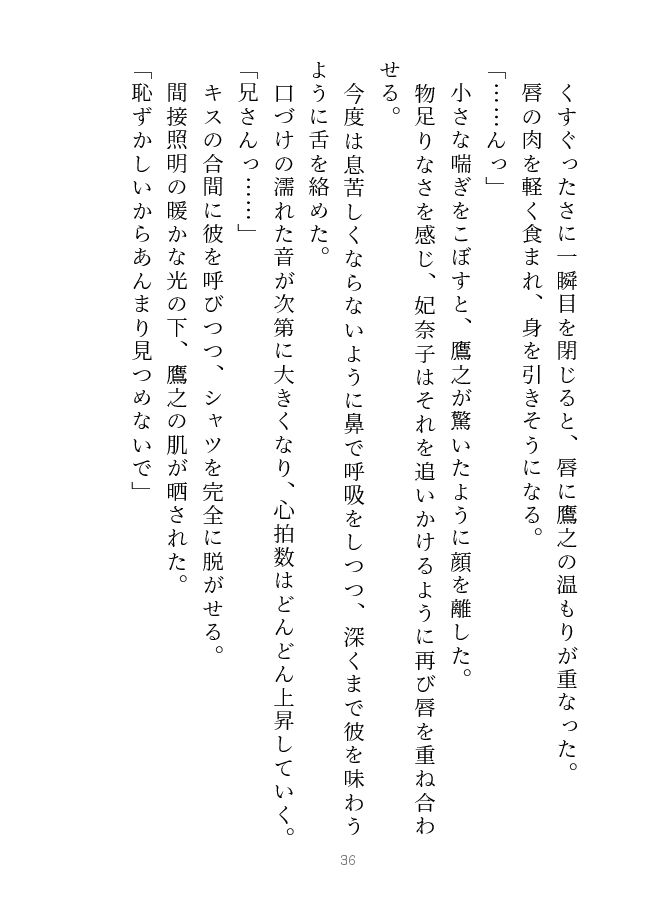 鷹と雛 〜以前から想いを寄せていた義兄と夢の中で××していたと思ったら、実は現実だった話〜