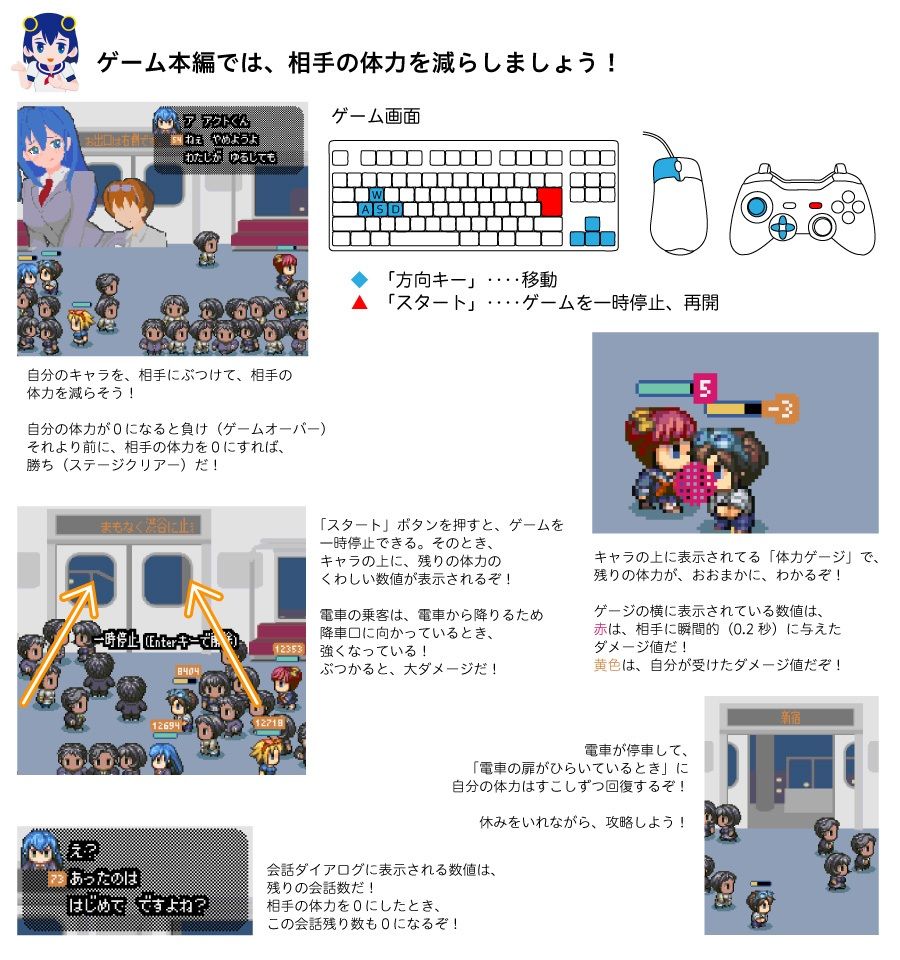 電車でC