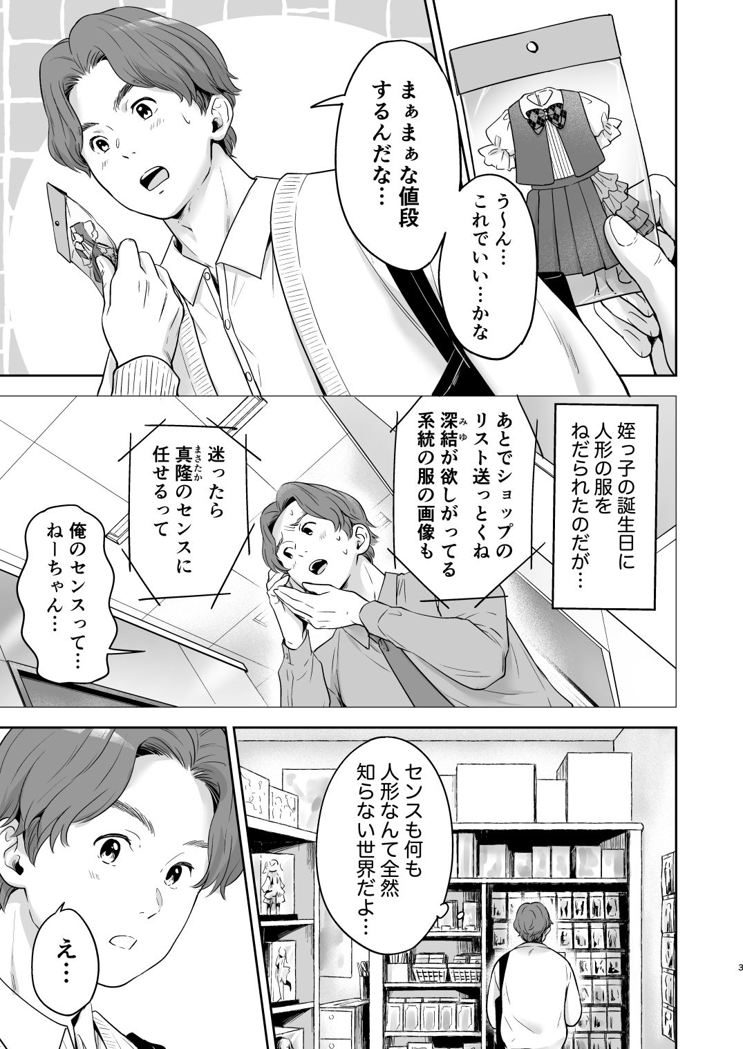 僕の着せ替え人形