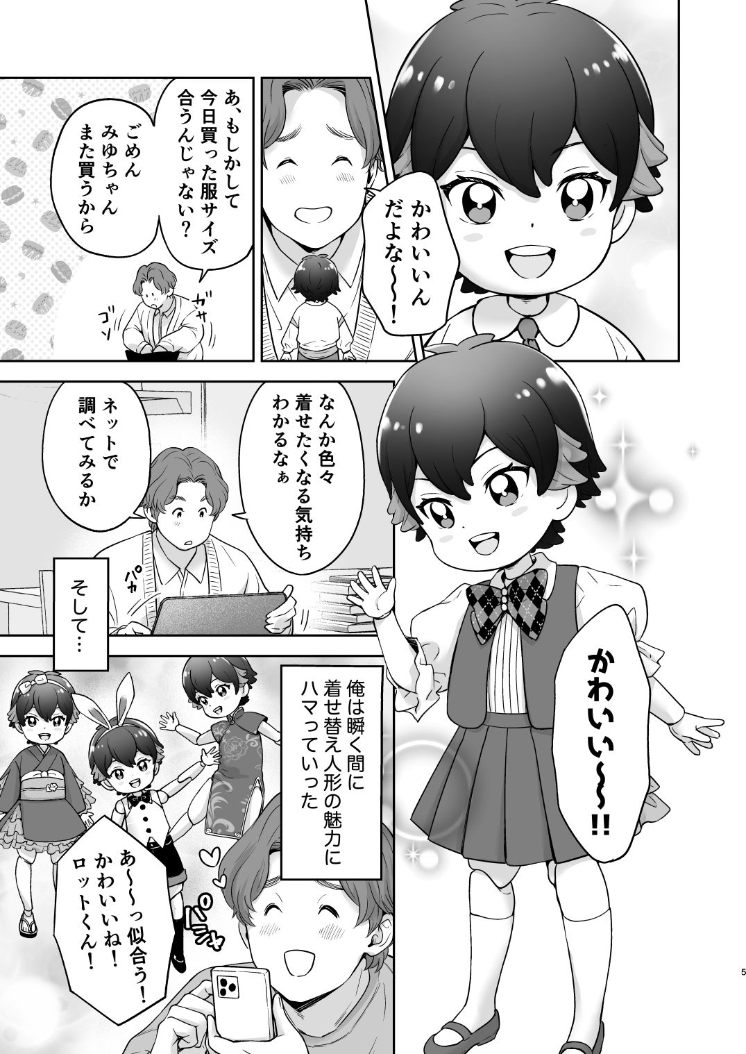 僕の着せ替え人形