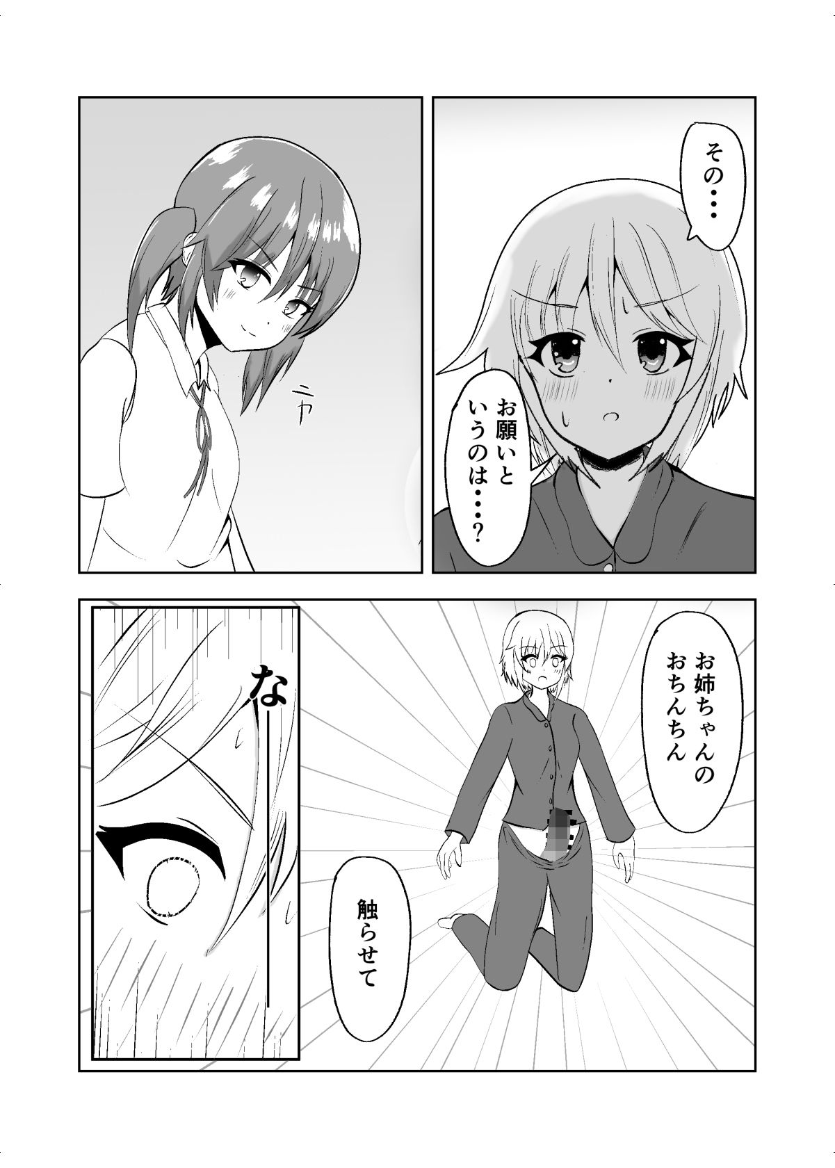 お姉ちゃんにおちんちんが生えちゃった！？