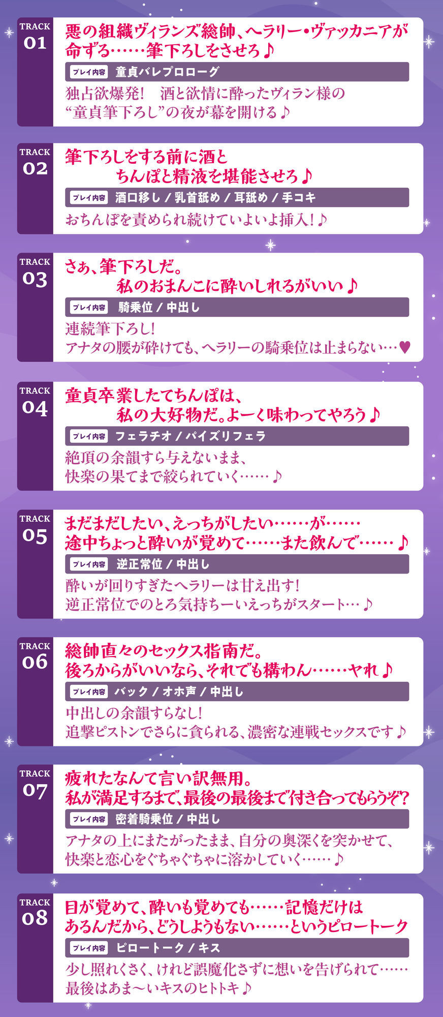 【中出しオンリー】酔ったヴィラン様のお誘いは断れません!? 〜童貞だと? ならば、私が優しく筆下ろししてあげよう〜