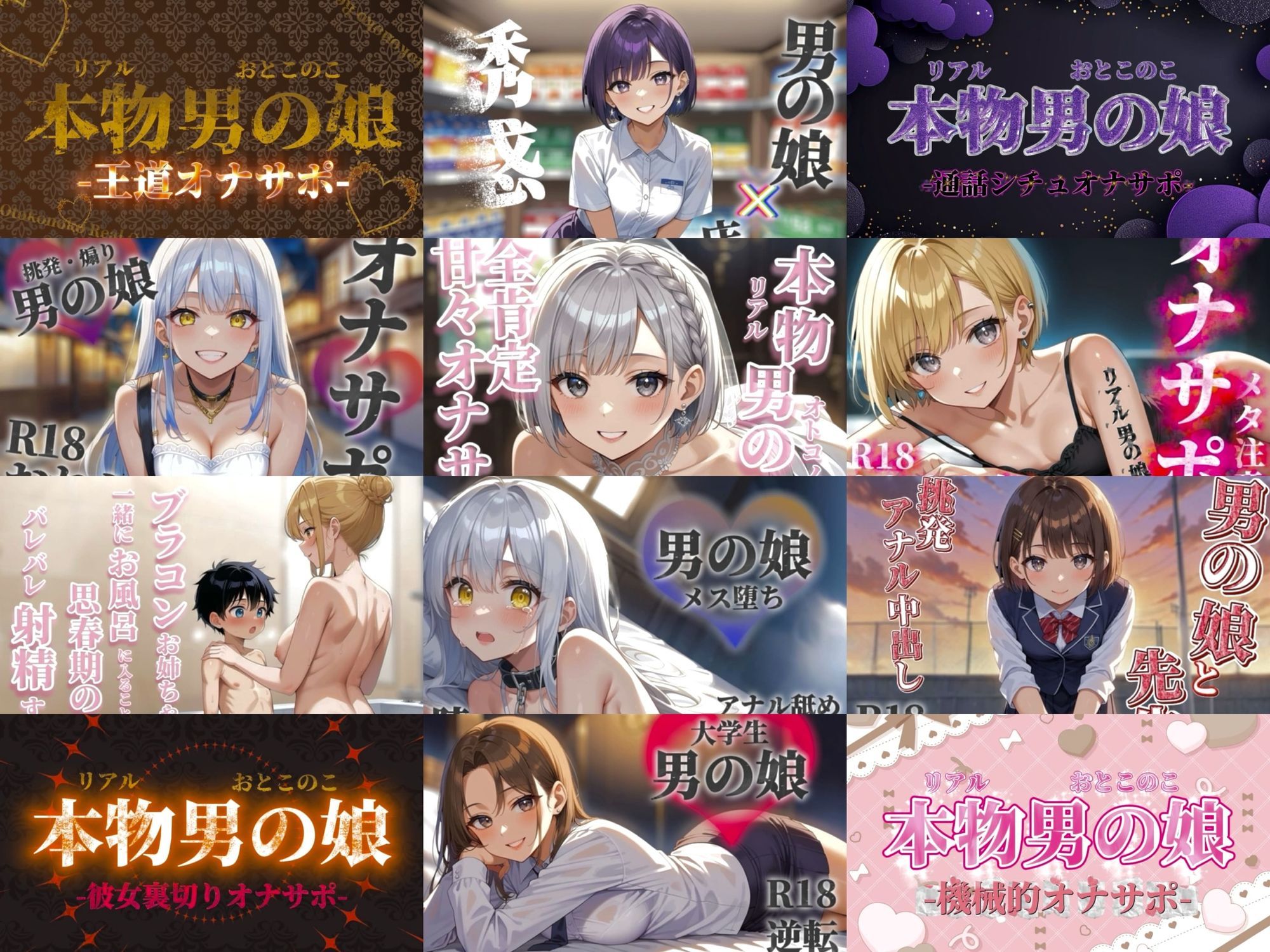 【祝！謹賀新年セール！】『男の娘堕ちしよっ？』2025年公開全28作品セット！！！
