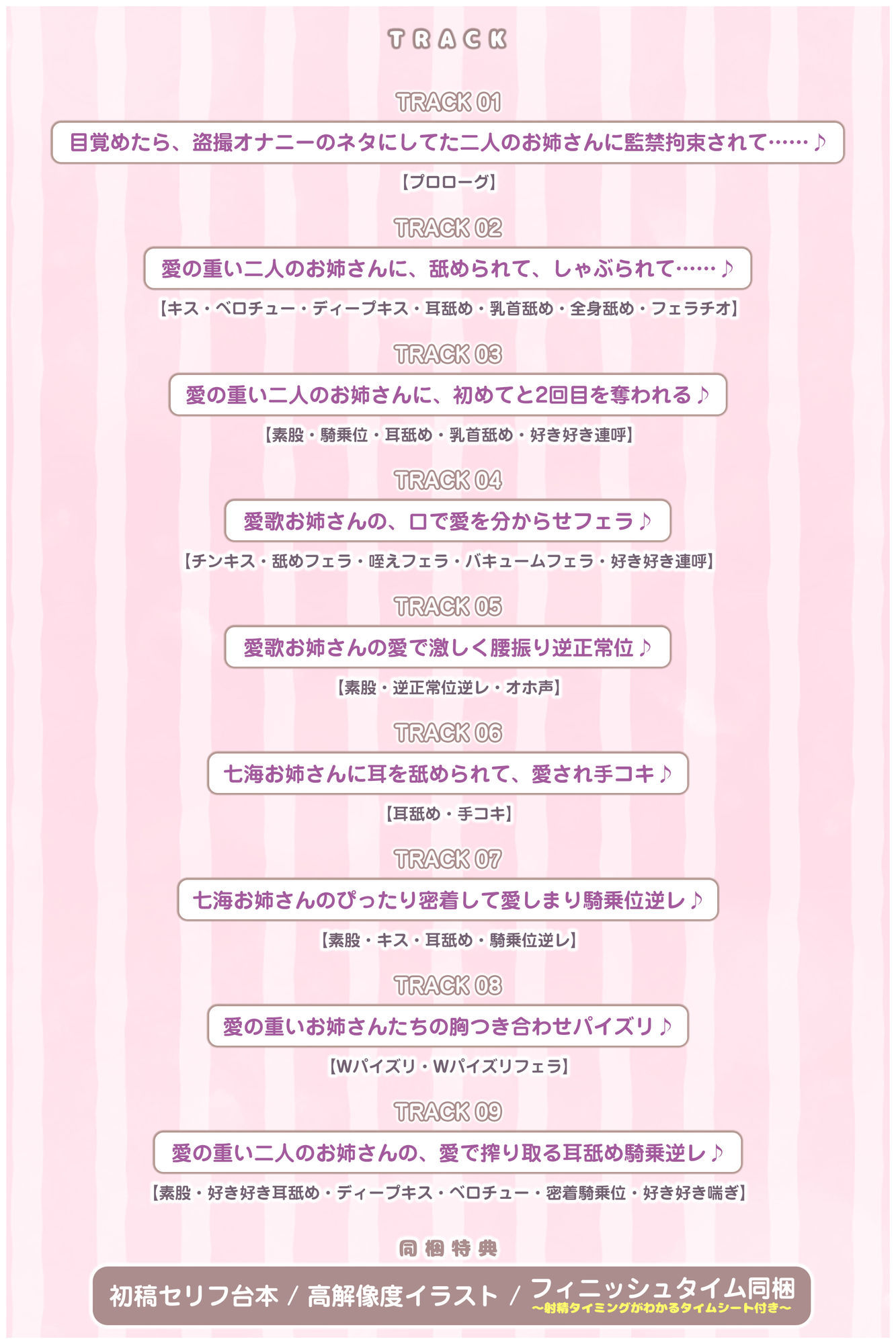 【男性受け】逆ストーカー痴女お姉さんズに監禁溺愛レ●プされるお話 〜耳元で「好き♪好き♪」言いながら甘責めしてあげる〜
