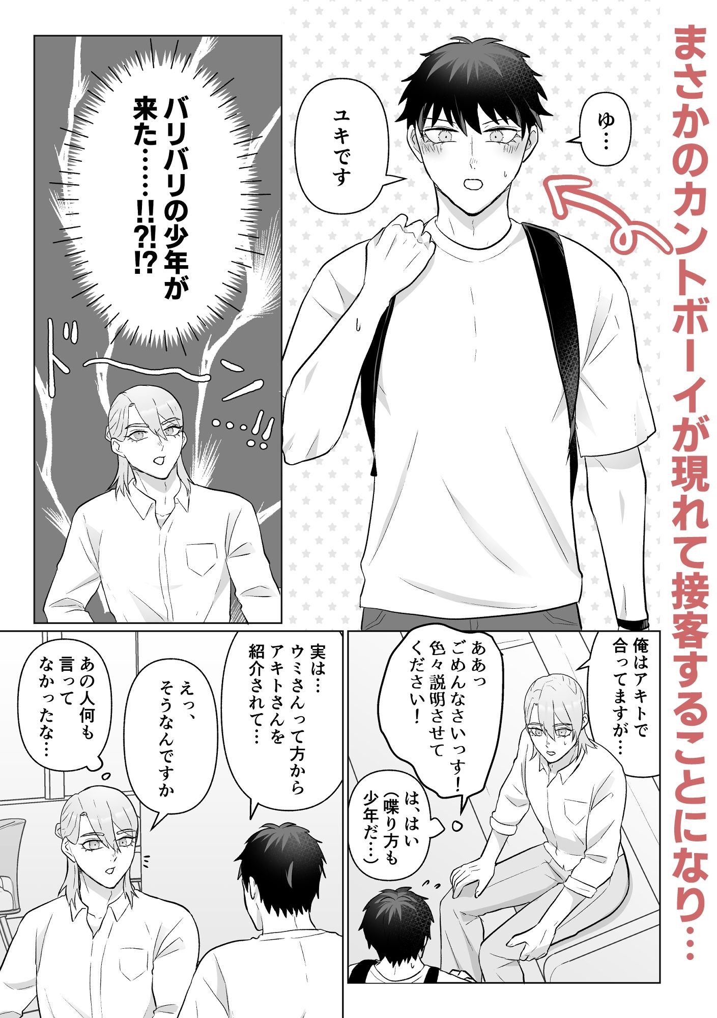 女性向け風俗店にカントボーイが来た話。