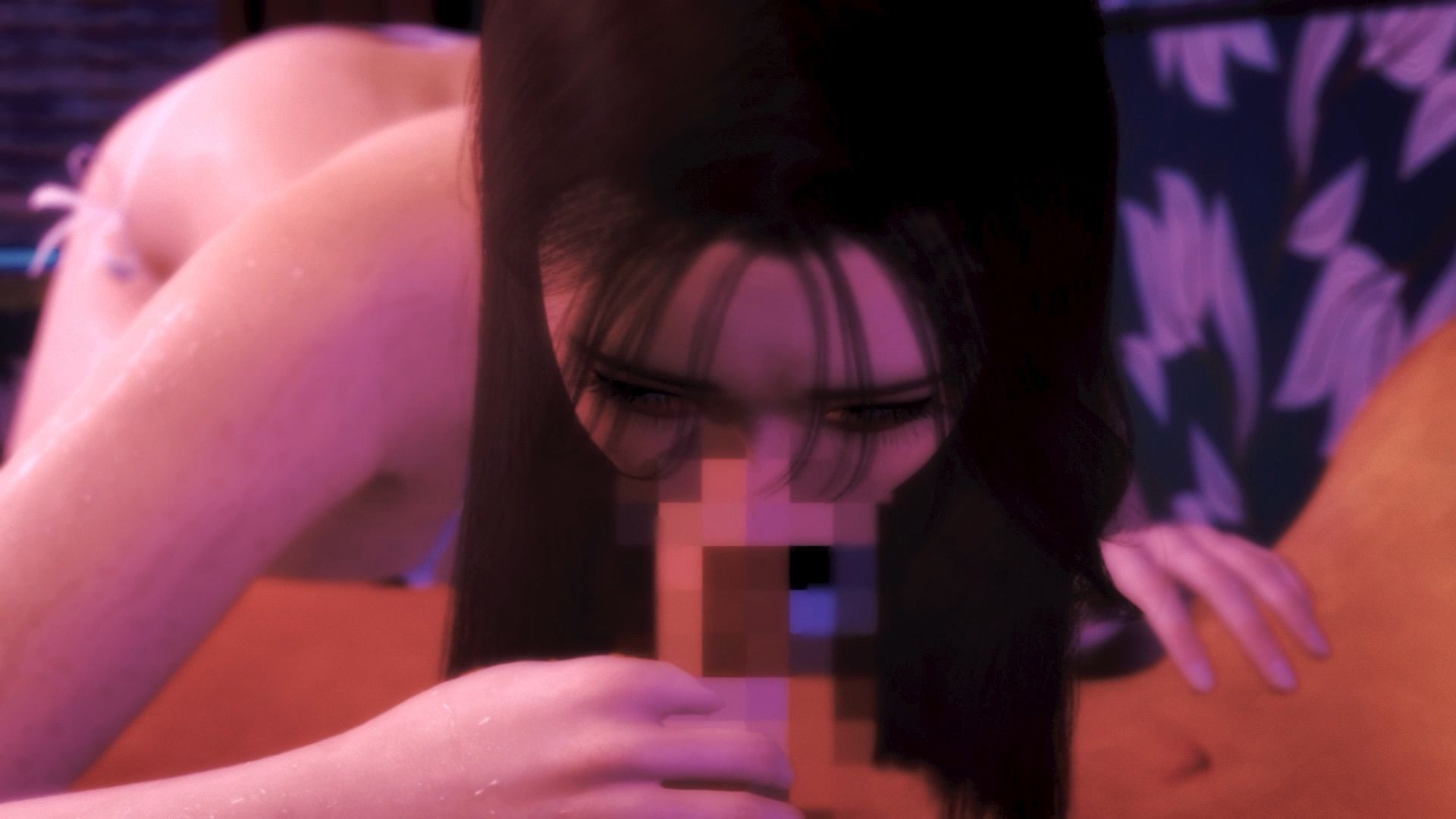 水着の巨乳お姉さんとやる