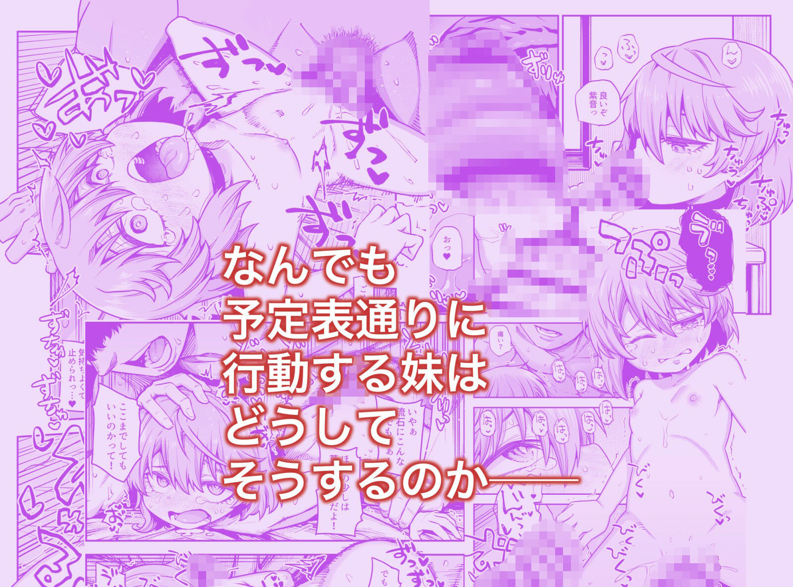 僕の妹は予定表通りにしか行動できない