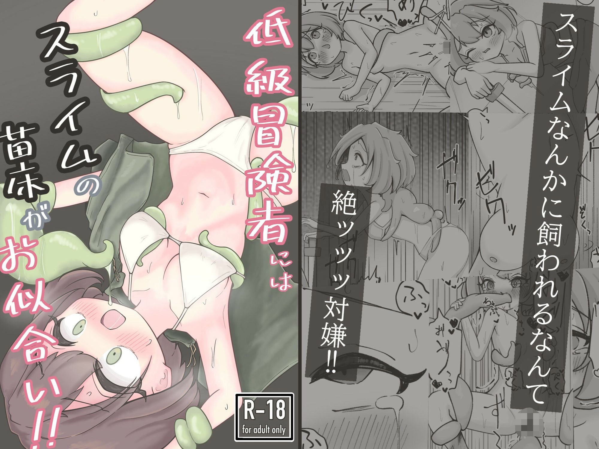 低級冒険者にはスライムの苗床がお似合い!!